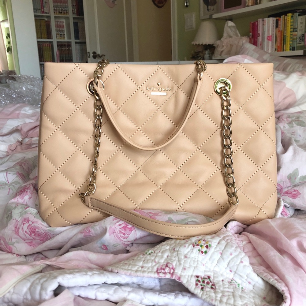 Kate Spade Emerson Place Allis Cashew Shoulder Bag